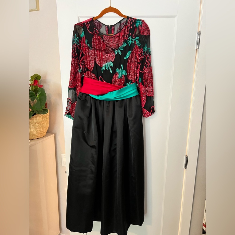 Vintage Strawberry cocktail dress